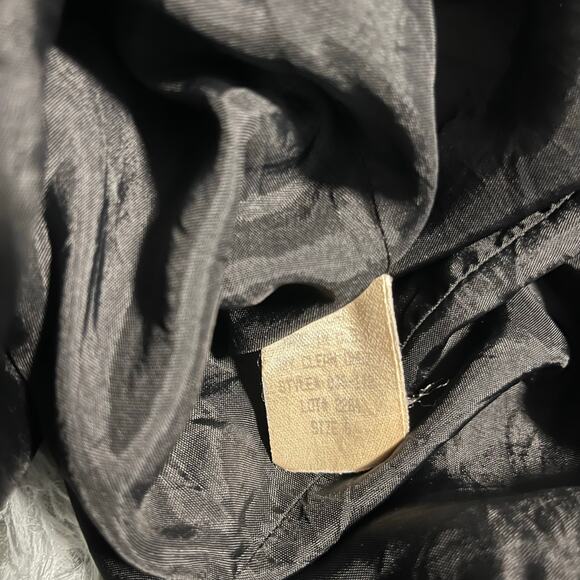 Vintage Drama Silk Blend Velvet Black Blazer Jacket USA Made Women’s 6 Whimsy - Picture 7 of 7